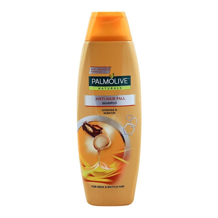 Palmolive Naturals Anti Hair Fall Shampoo, Ginseng & Keratin, For Weak & Brittle Hair, 180ml